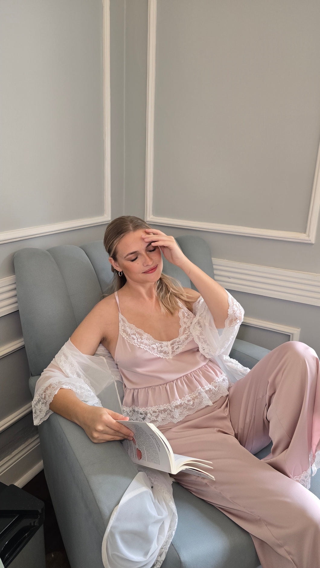 Set Palazo Rosa