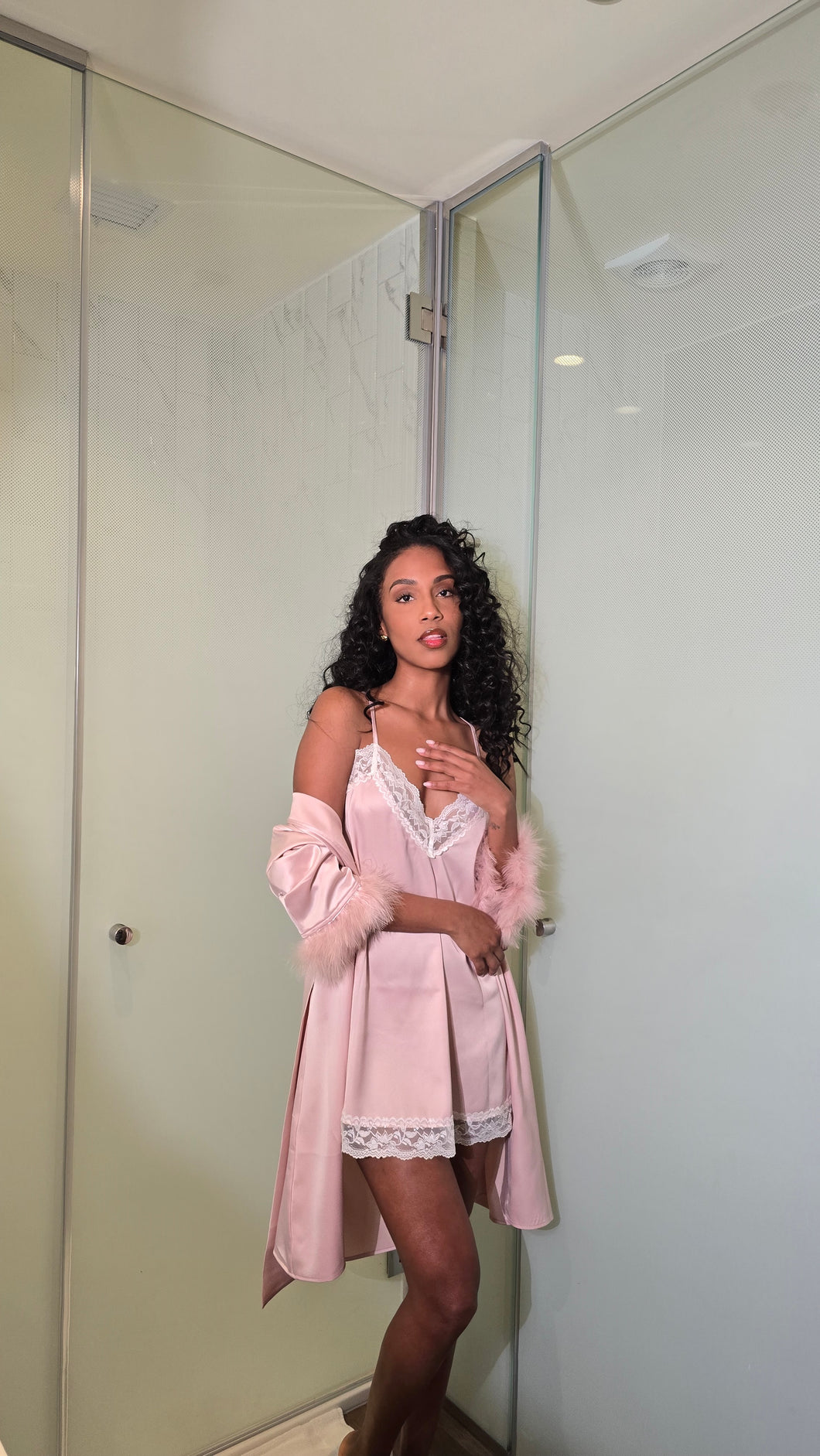 Éter Marcela Plumas Rosa